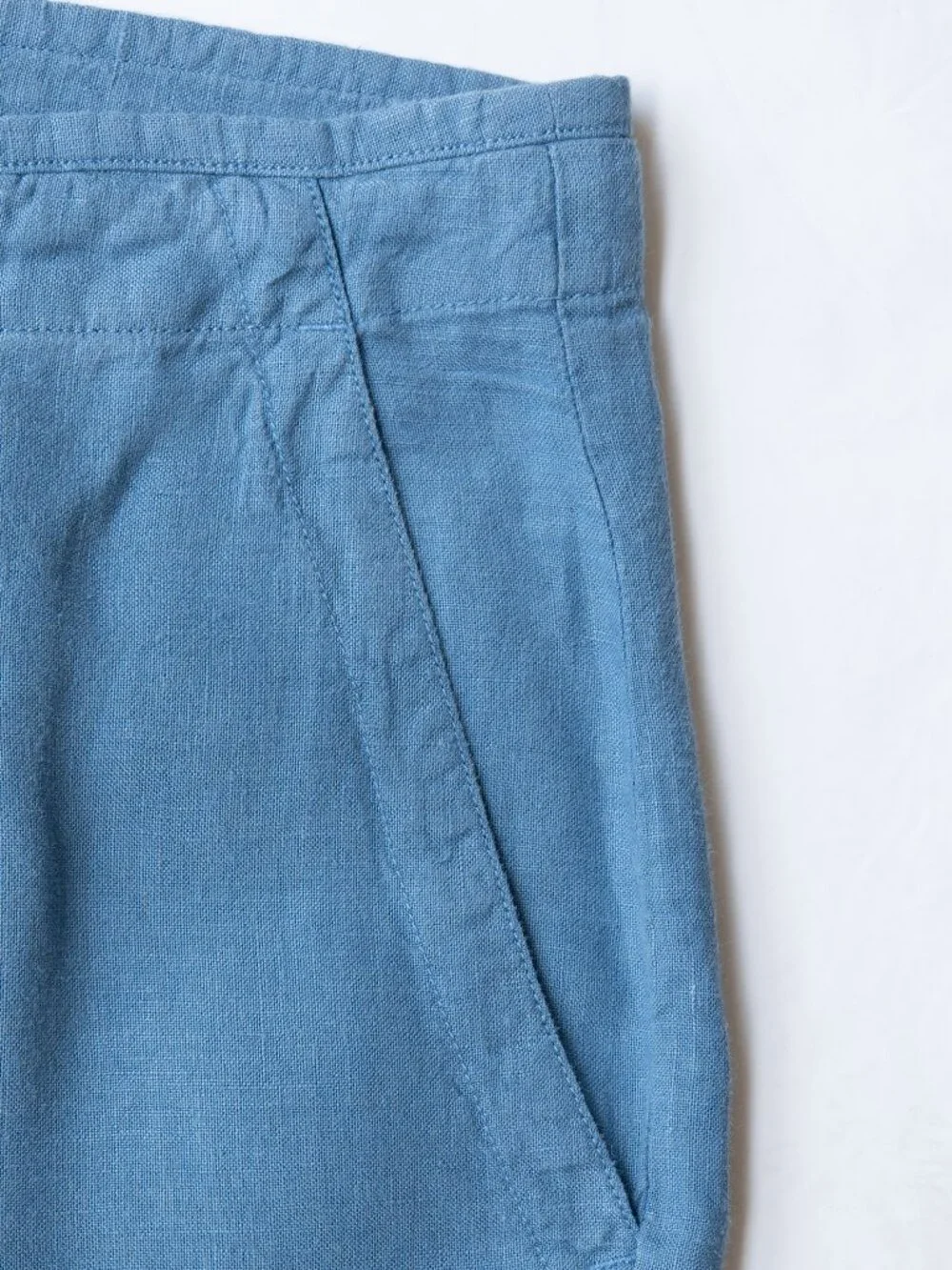 Love Brand Randall Trousers Yacht Blue Cotton Pants Woven Breathable Slacks